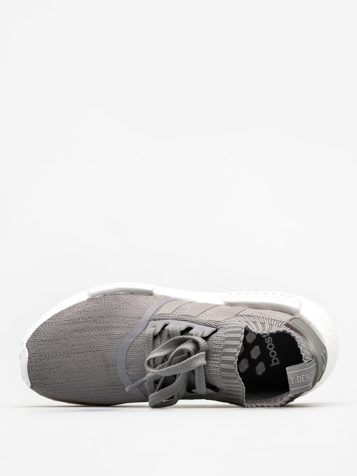 nmd r1 primeknit grey three