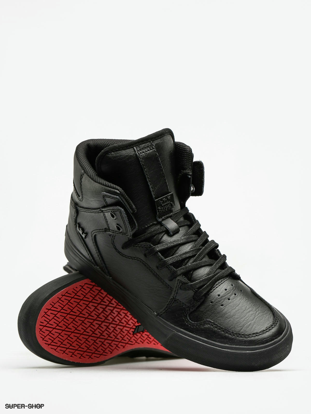 Supra Shoes Vaider (black/black red)