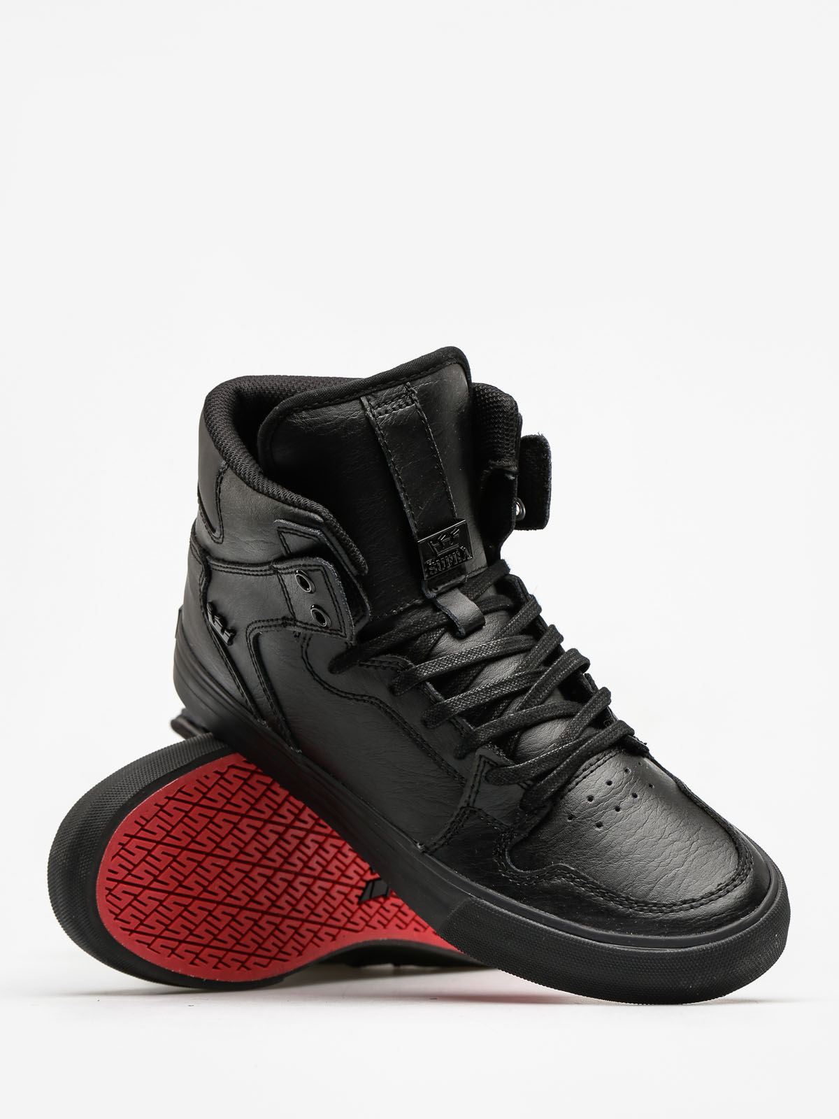 Supra Shoes Vaider (black/black red)