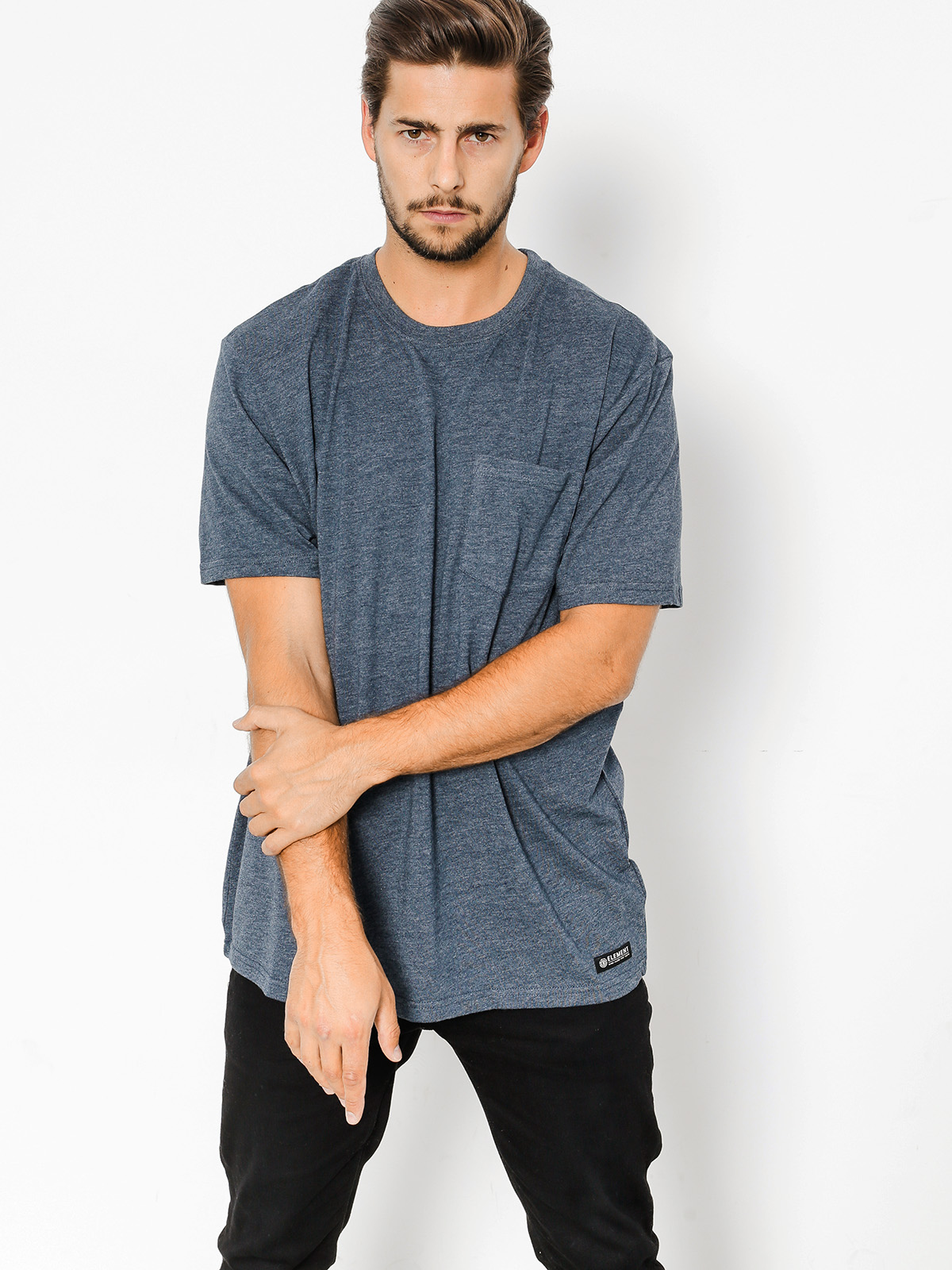 Element T-Shirt Basic Pocket Cr (indigo heather)