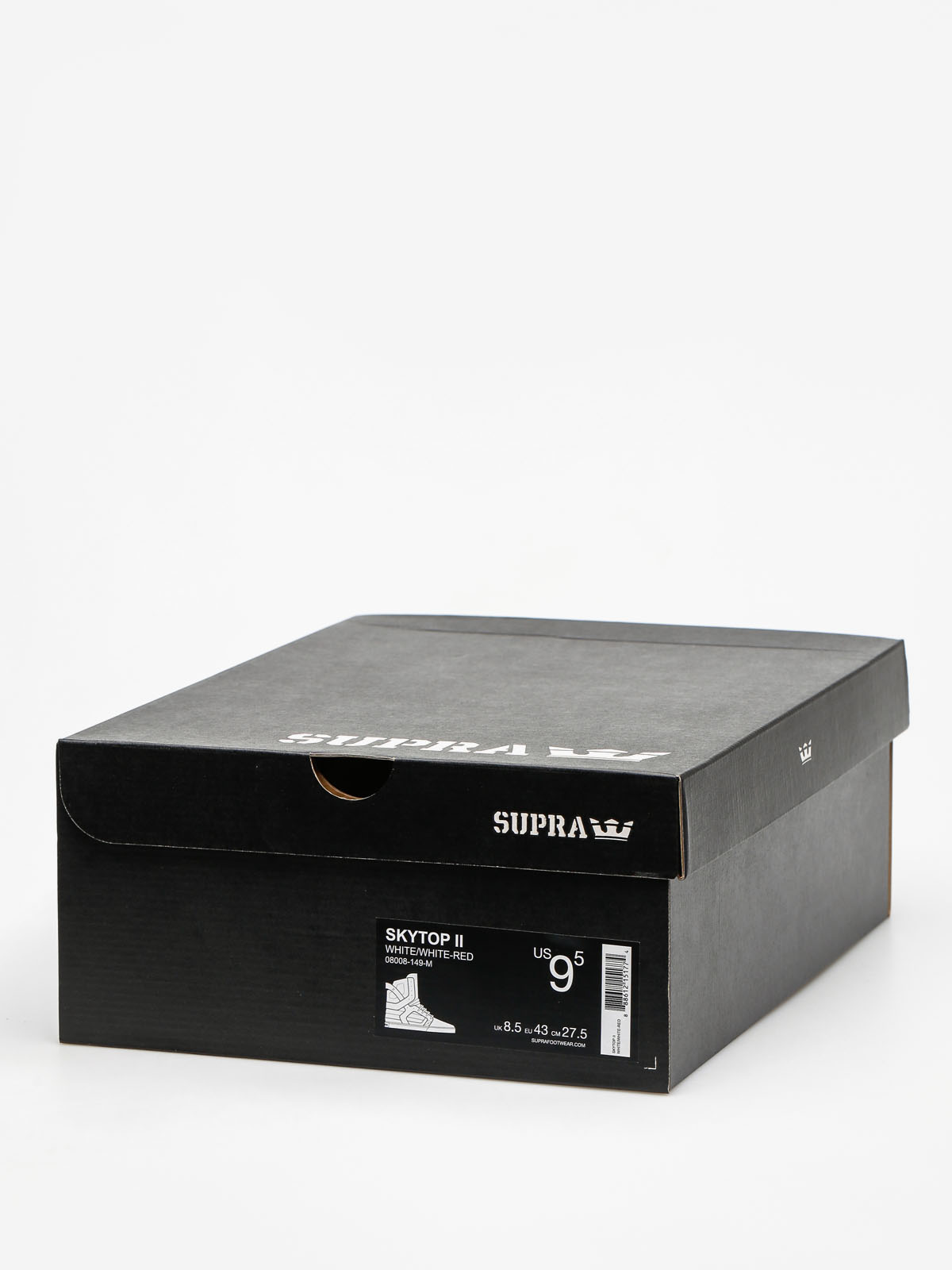 Supra Shoes Skytop II (white/white red)