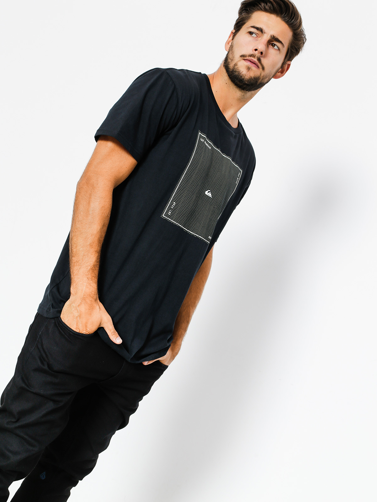 Quiksilver T-shirt Heat Waves (black)