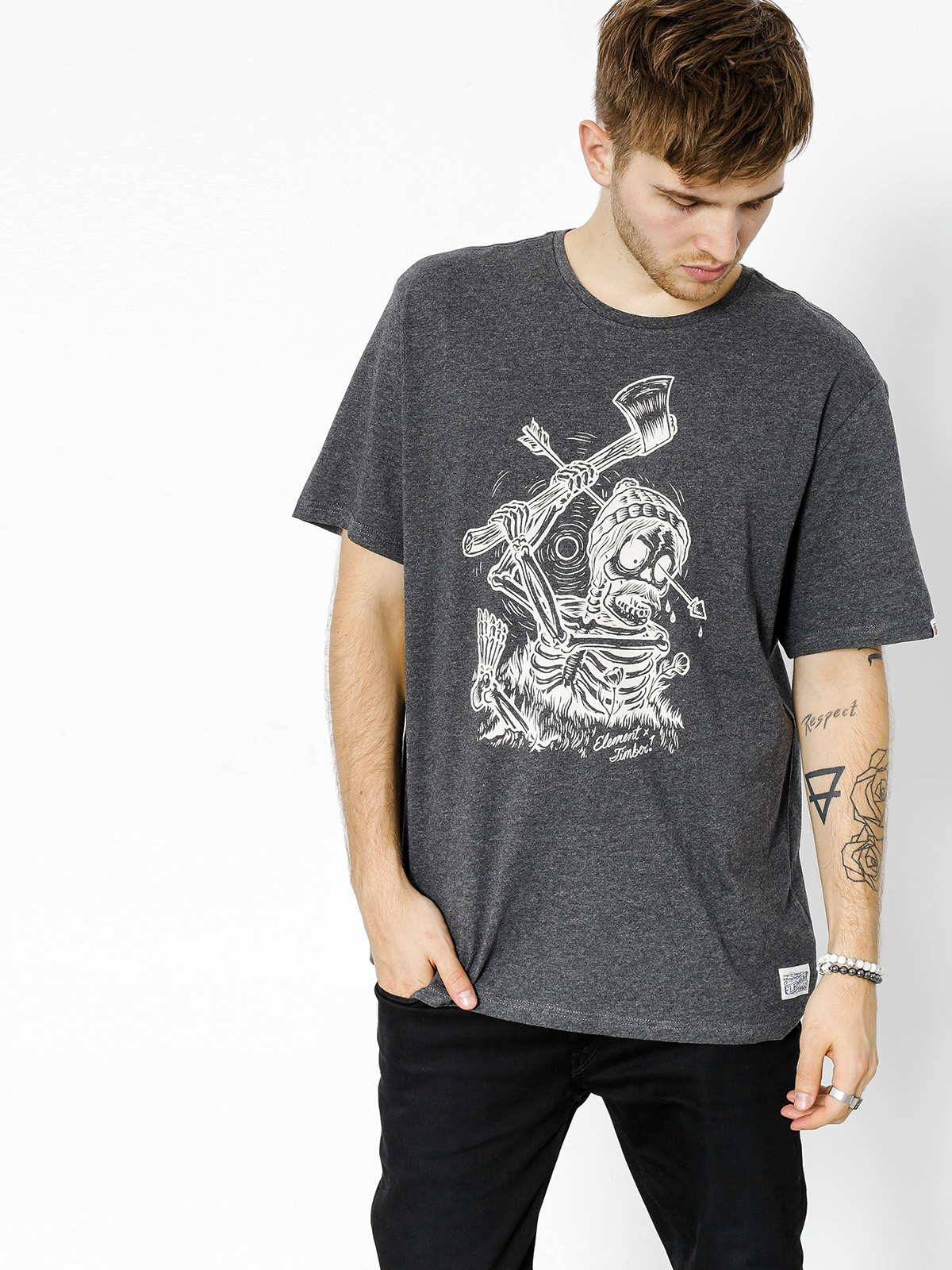 Element T-shirt Grounded (charcoal heatherr)