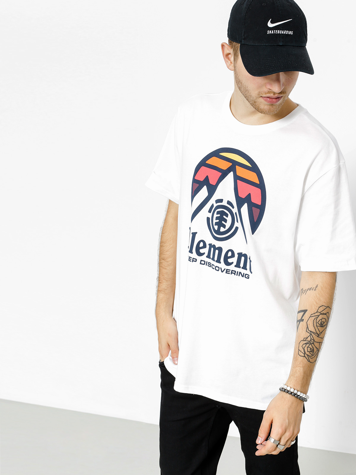 Element T-shirt Cliff (optic white)