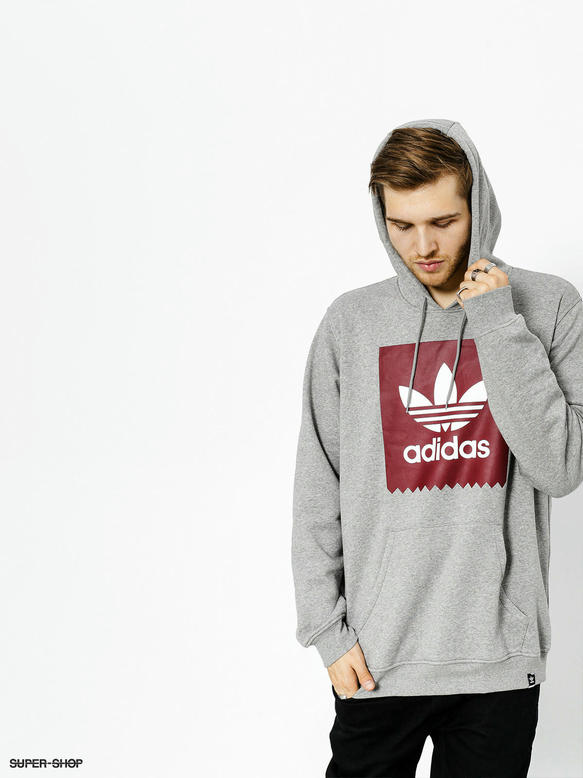 adidas collegiate burgundy hoodie