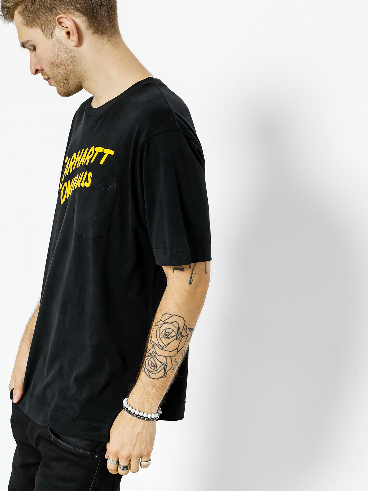 Carhartt T-Shirt Krainz Overalls (black/quince)