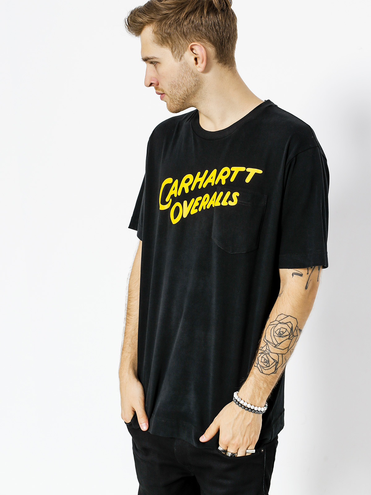 Carhartt T-Shirt Krainz Overalls (black/quince)