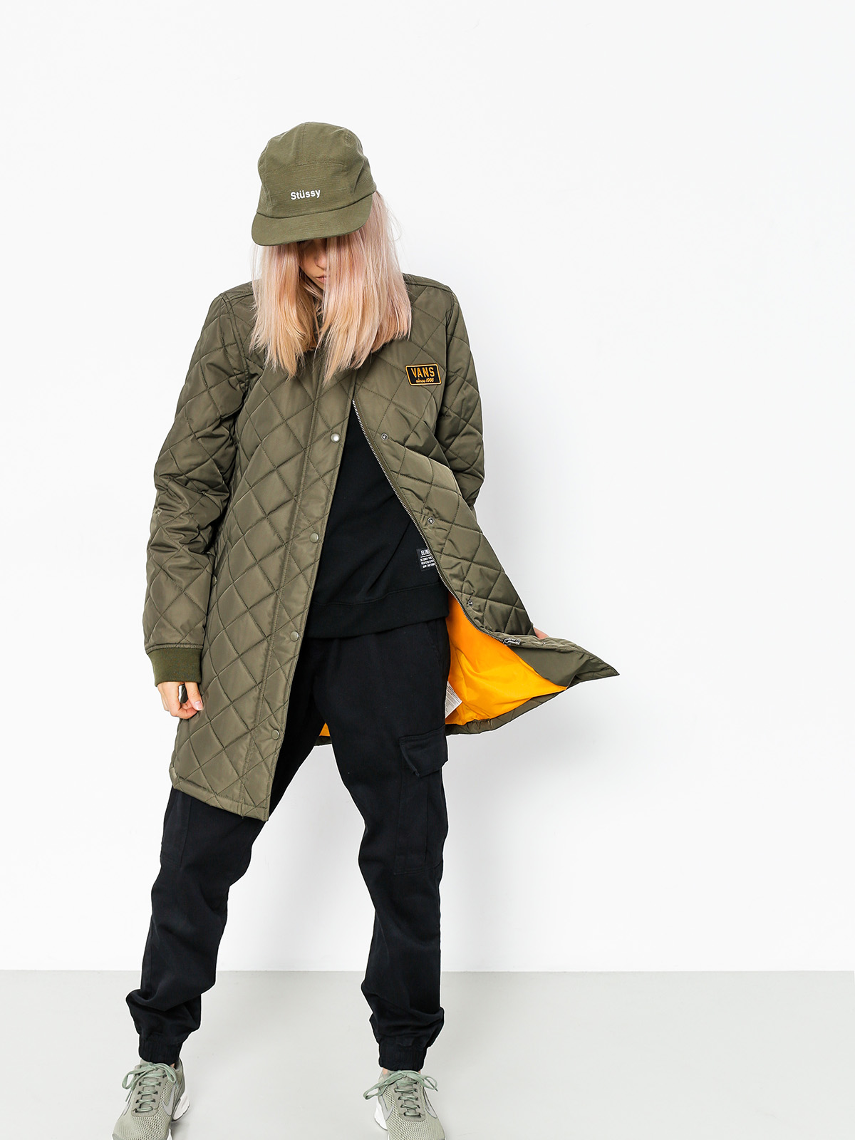 Vans Coat Boom Boom Quilted Wmn (grape/leaf)