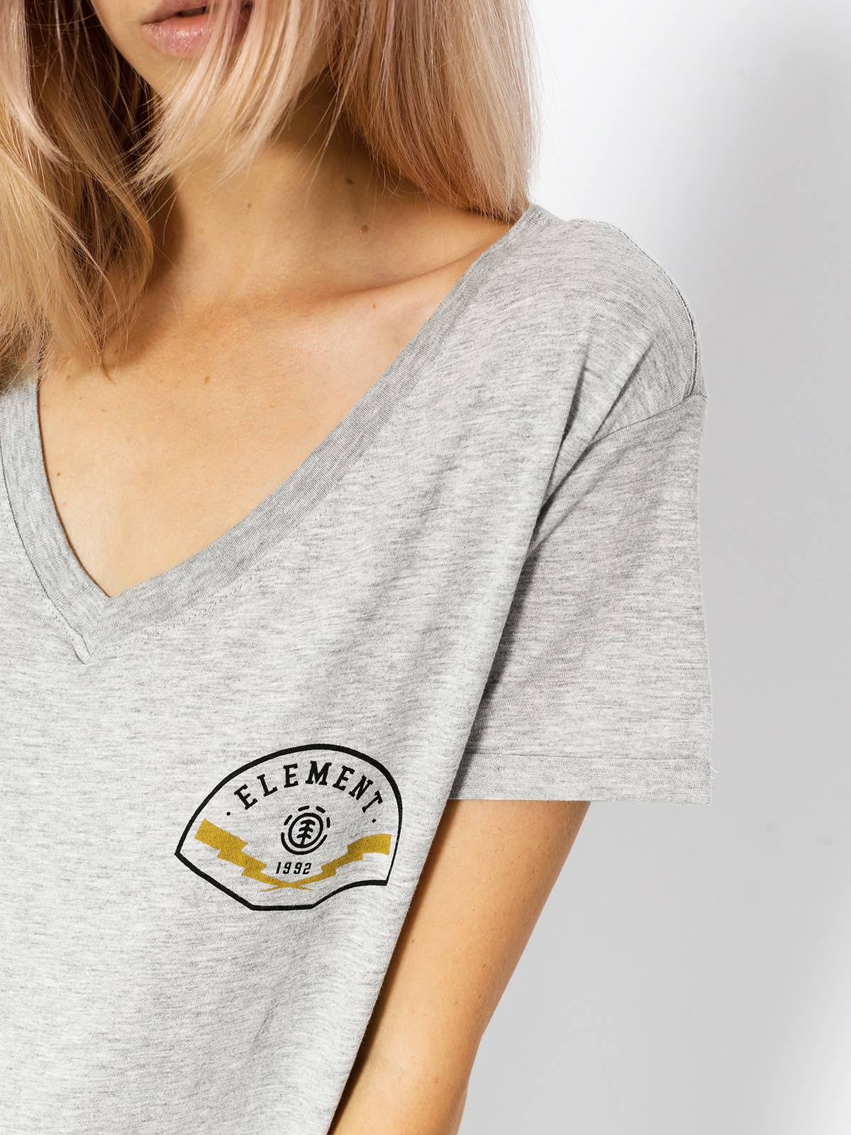 Element T-shirt Bolts V Neck Wmn (heather grey)