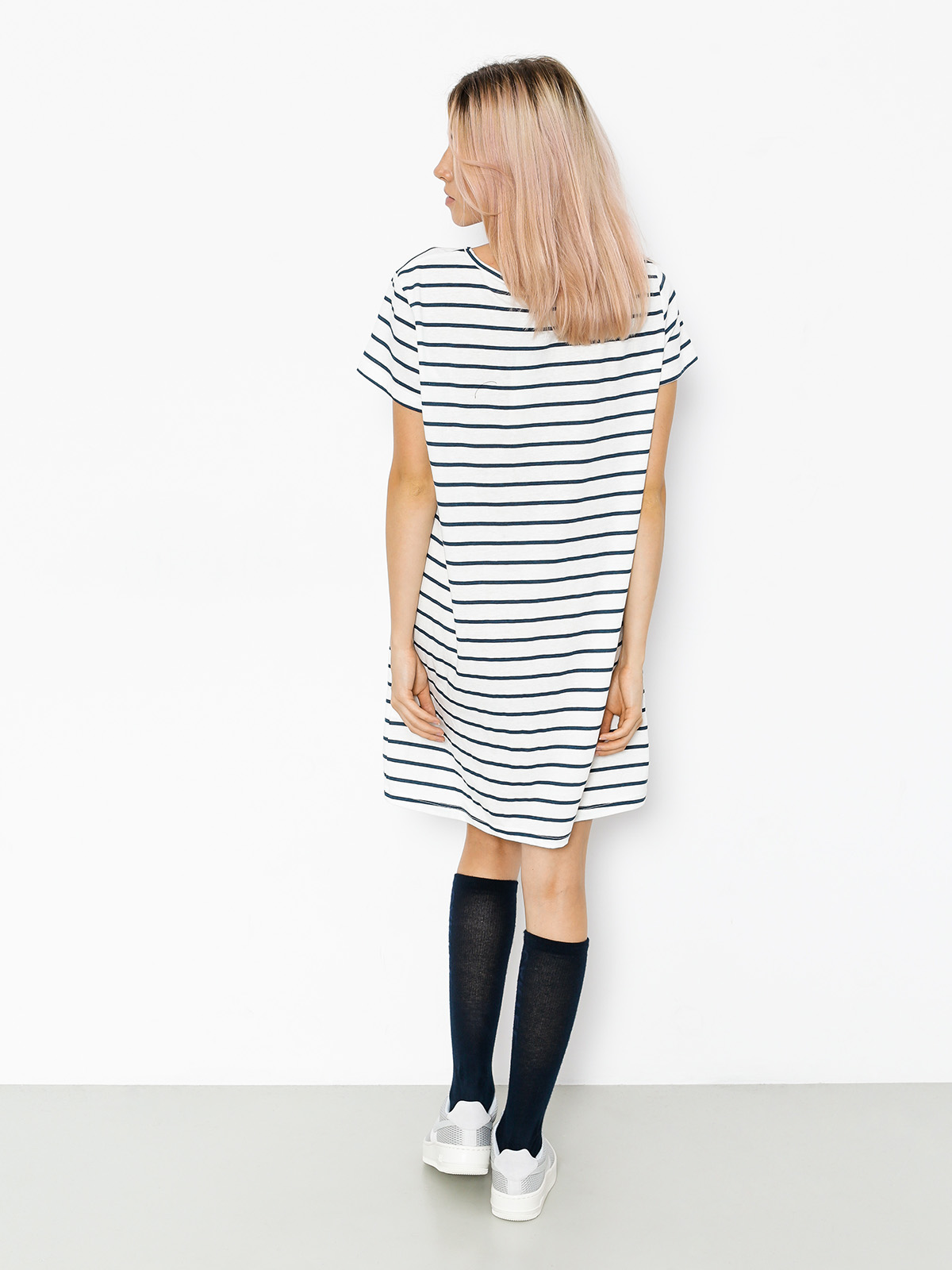 Roxy Dress Just Simple Stripe Wmn (marshmallow lexi str)