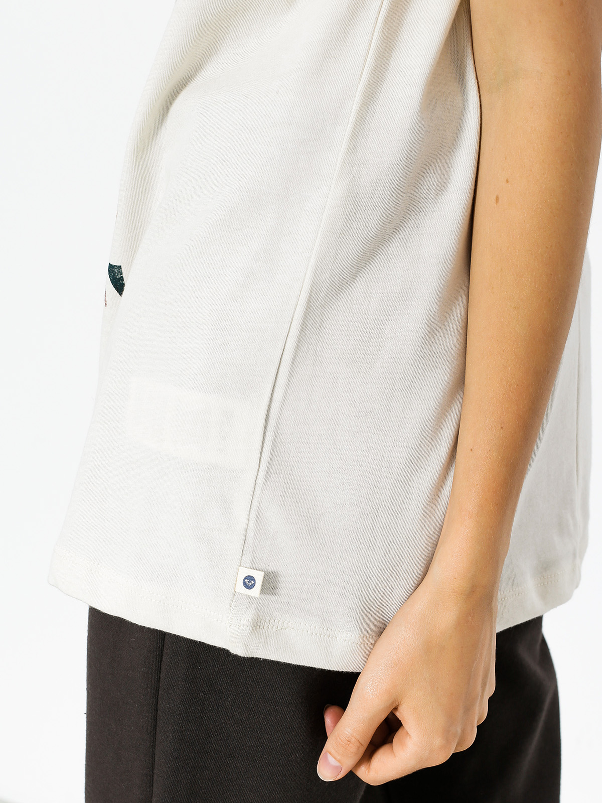 Roxy T-shirt Boyfriend Wallpaper Geo Wmn (metro heather)