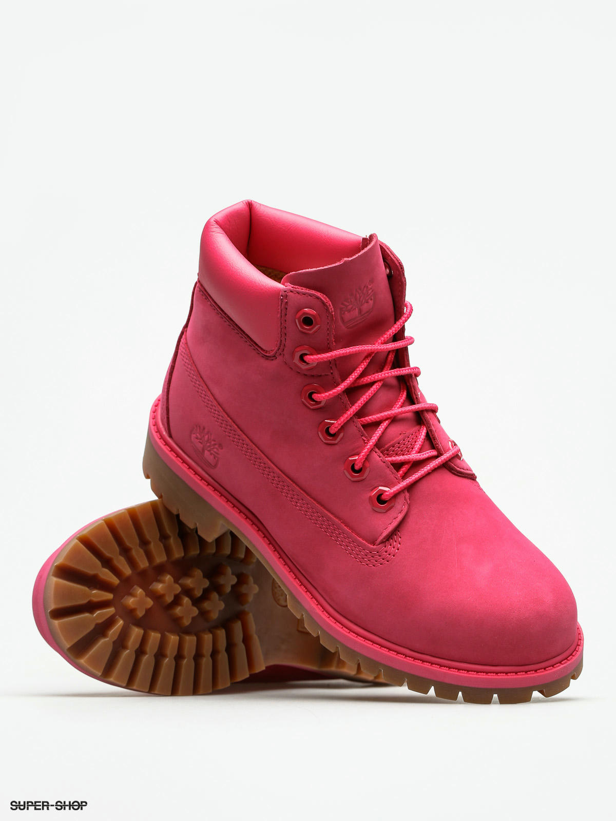 junior timberland boots pink