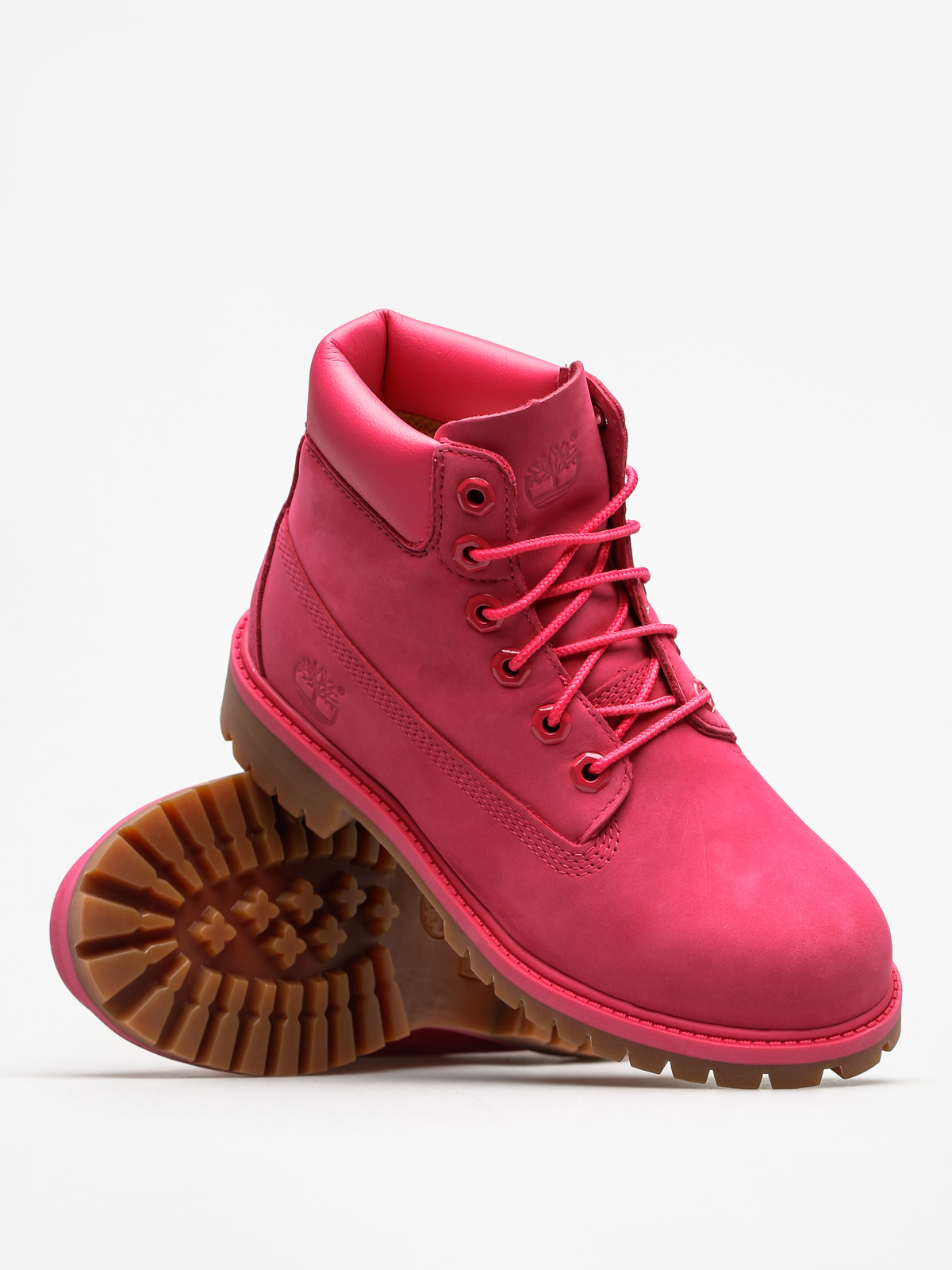 Timberland Kids shoes 6 In Premium Wp (bright pink nubuck)