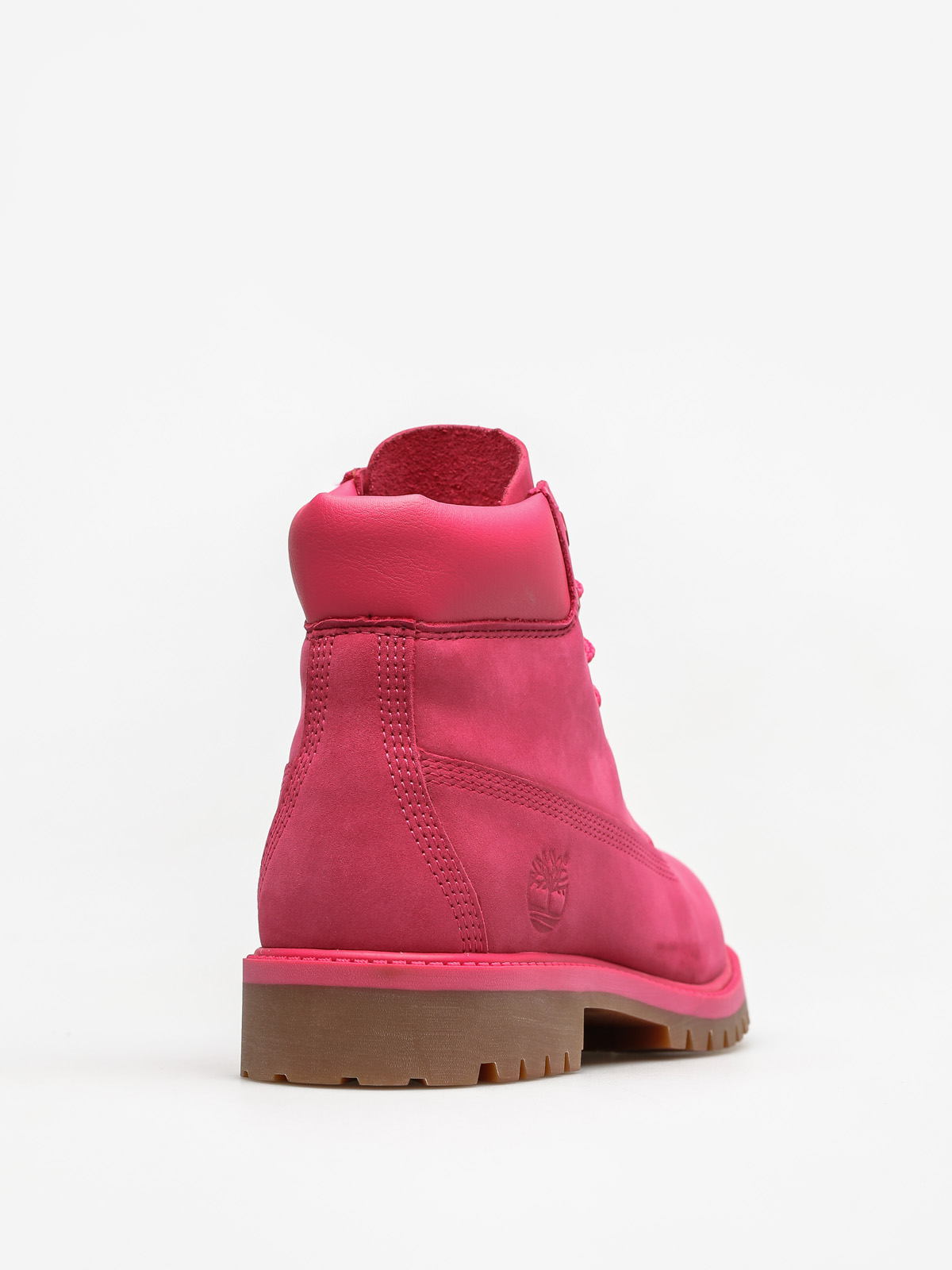 bright red timberlands