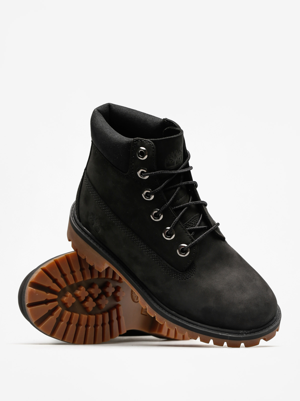 Timberland Kinderschuhe 6 In Premium Wp (black nubuck)