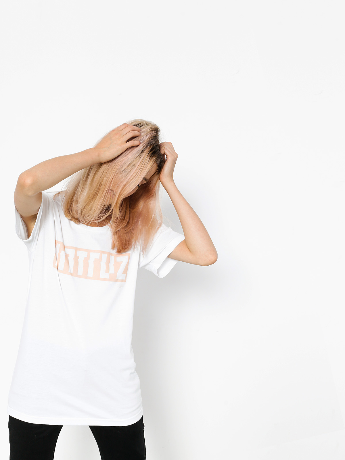 Intruz T-shirt Box Logo Wmn (white)