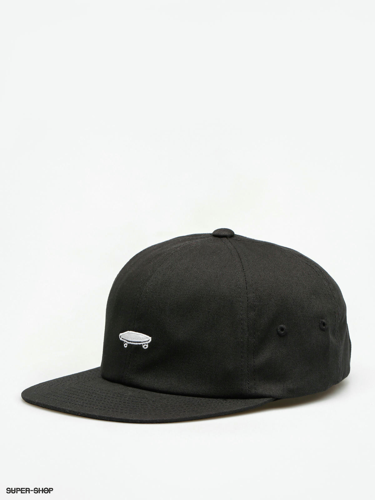 vans x thrasher jockey 6 panel black strapback hat