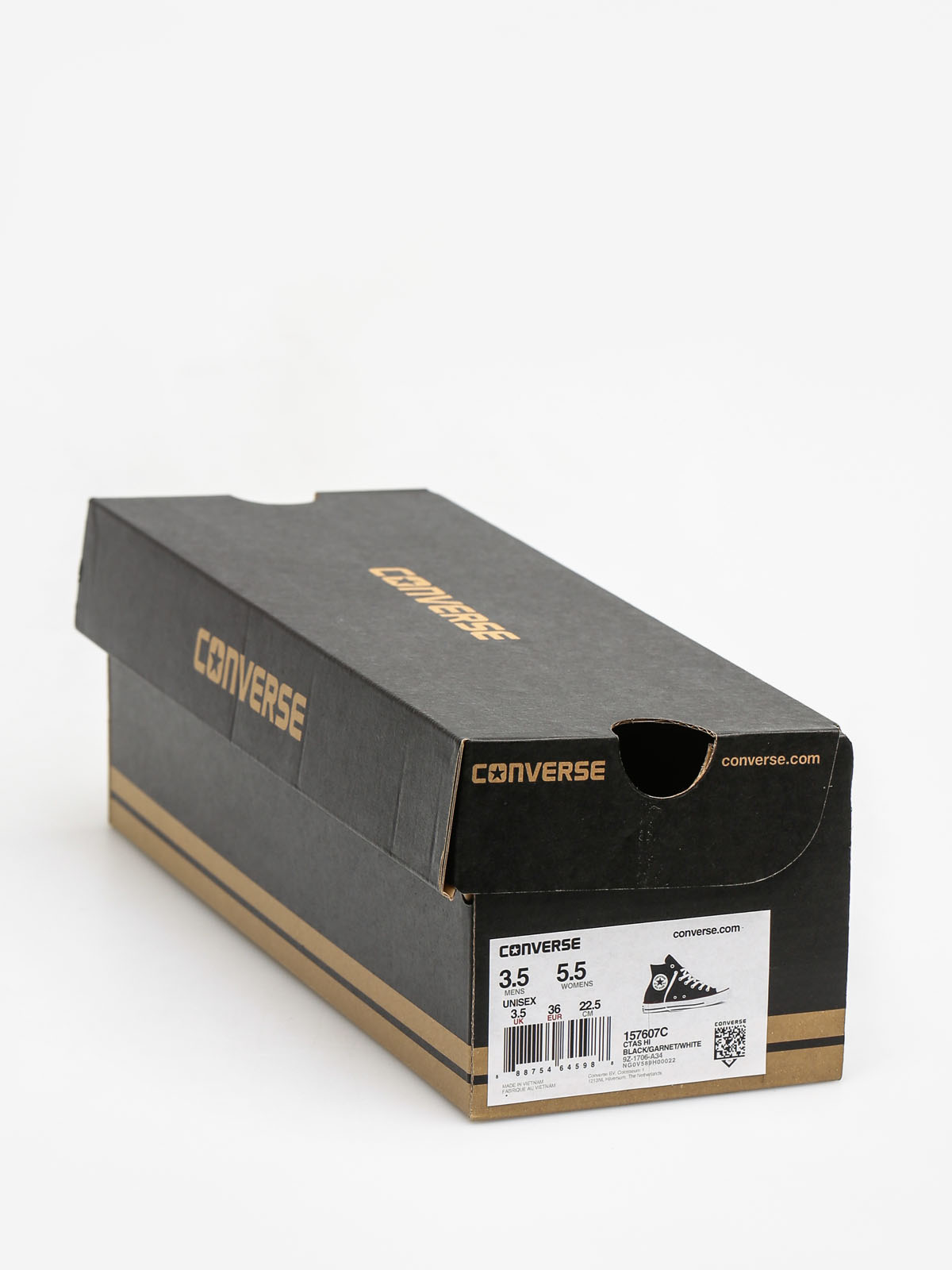 Converse Chucks Chuck Taylor All Star Hi (black/garnet/white)