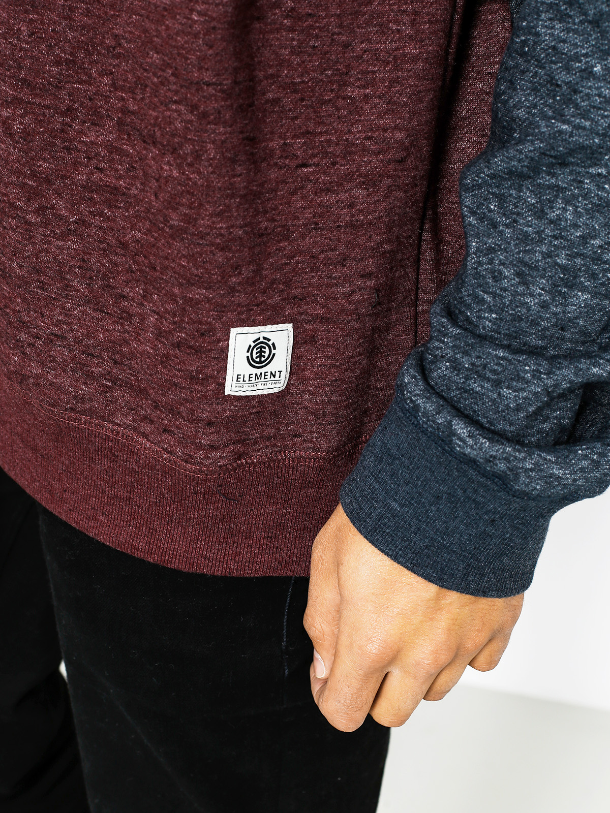 Element Sweatshirt Meridian Block Cr (napa red)