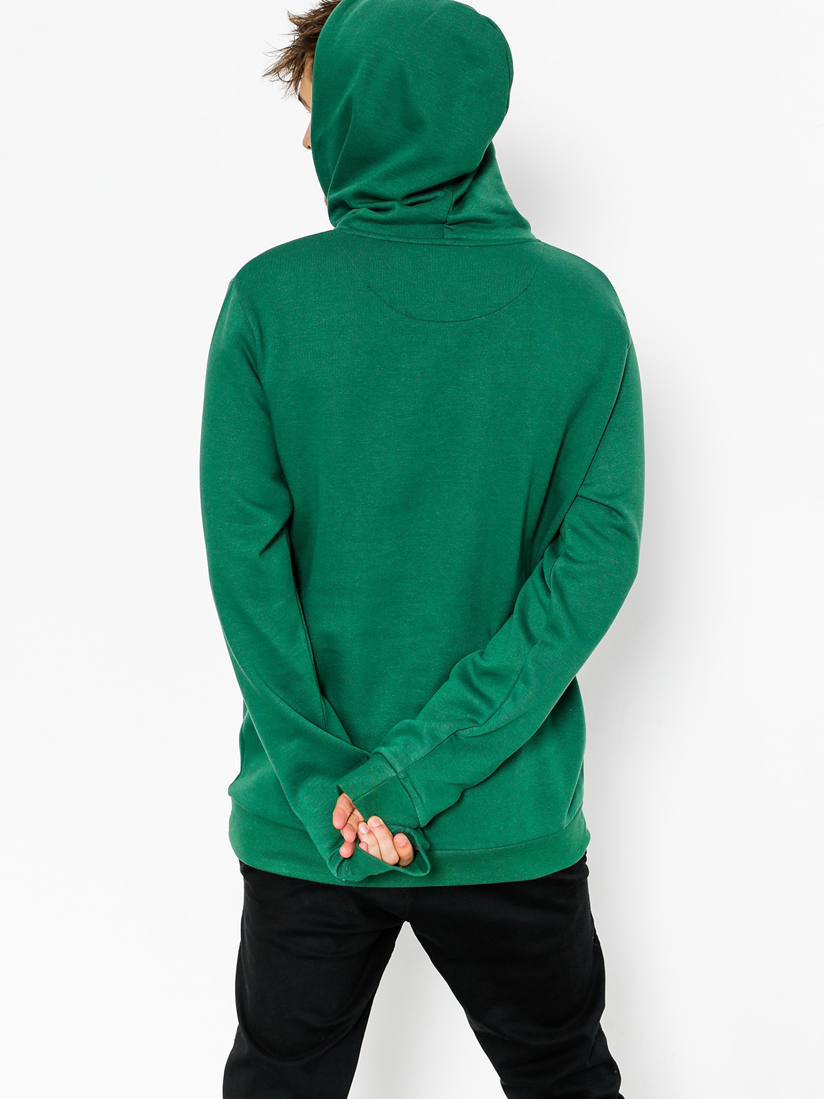 element green hoodie