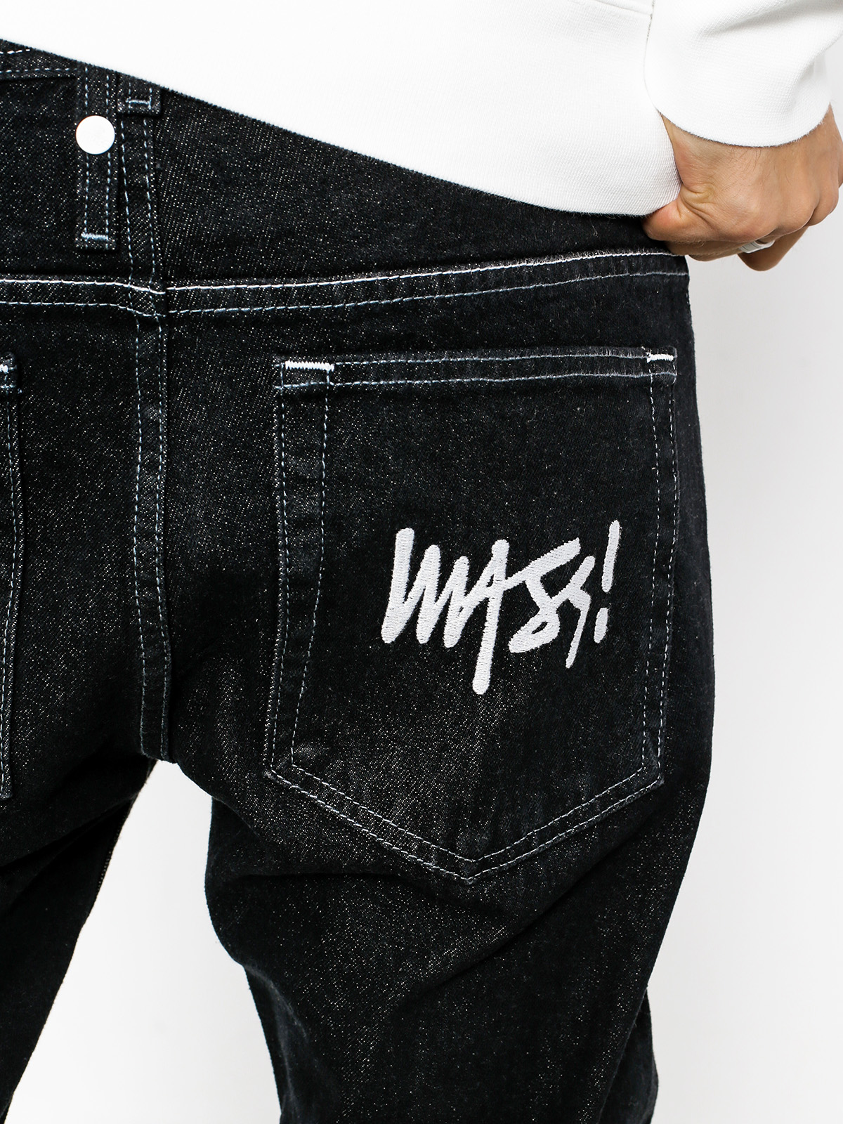 MassDnm Pants Signature (black rinse)