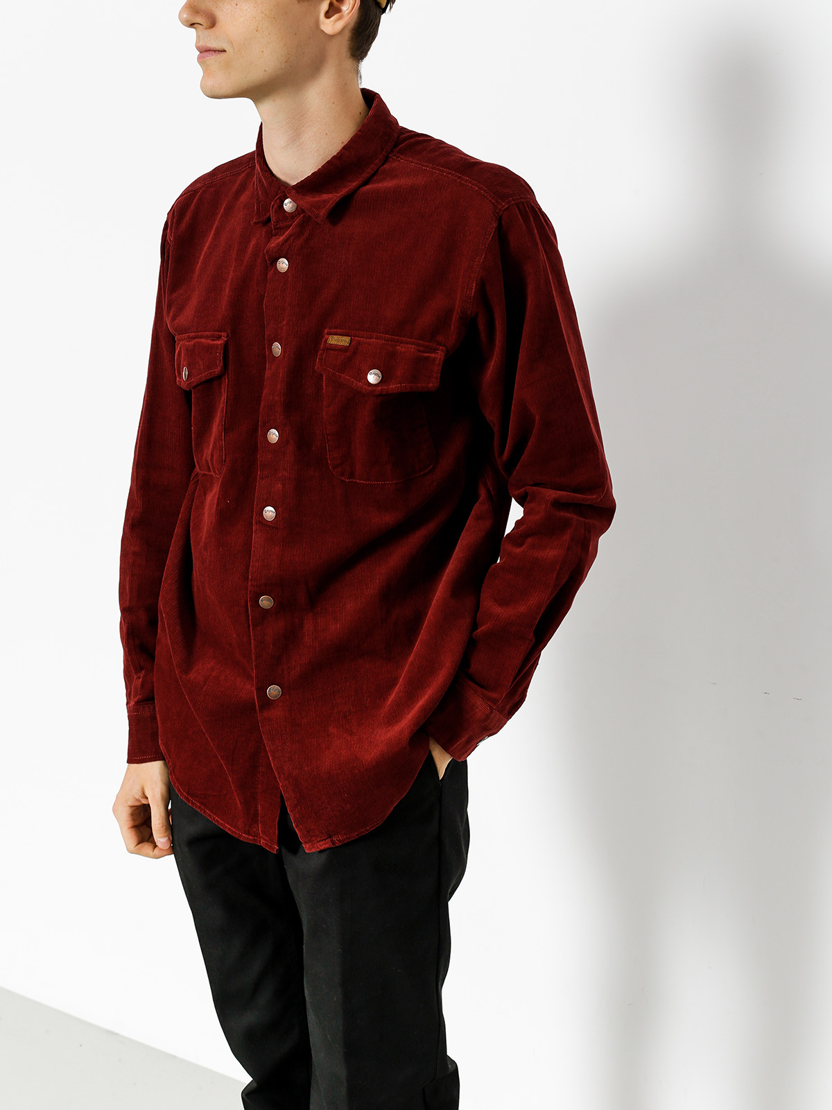 Brixton Jacke Nevada Shirt (rust)