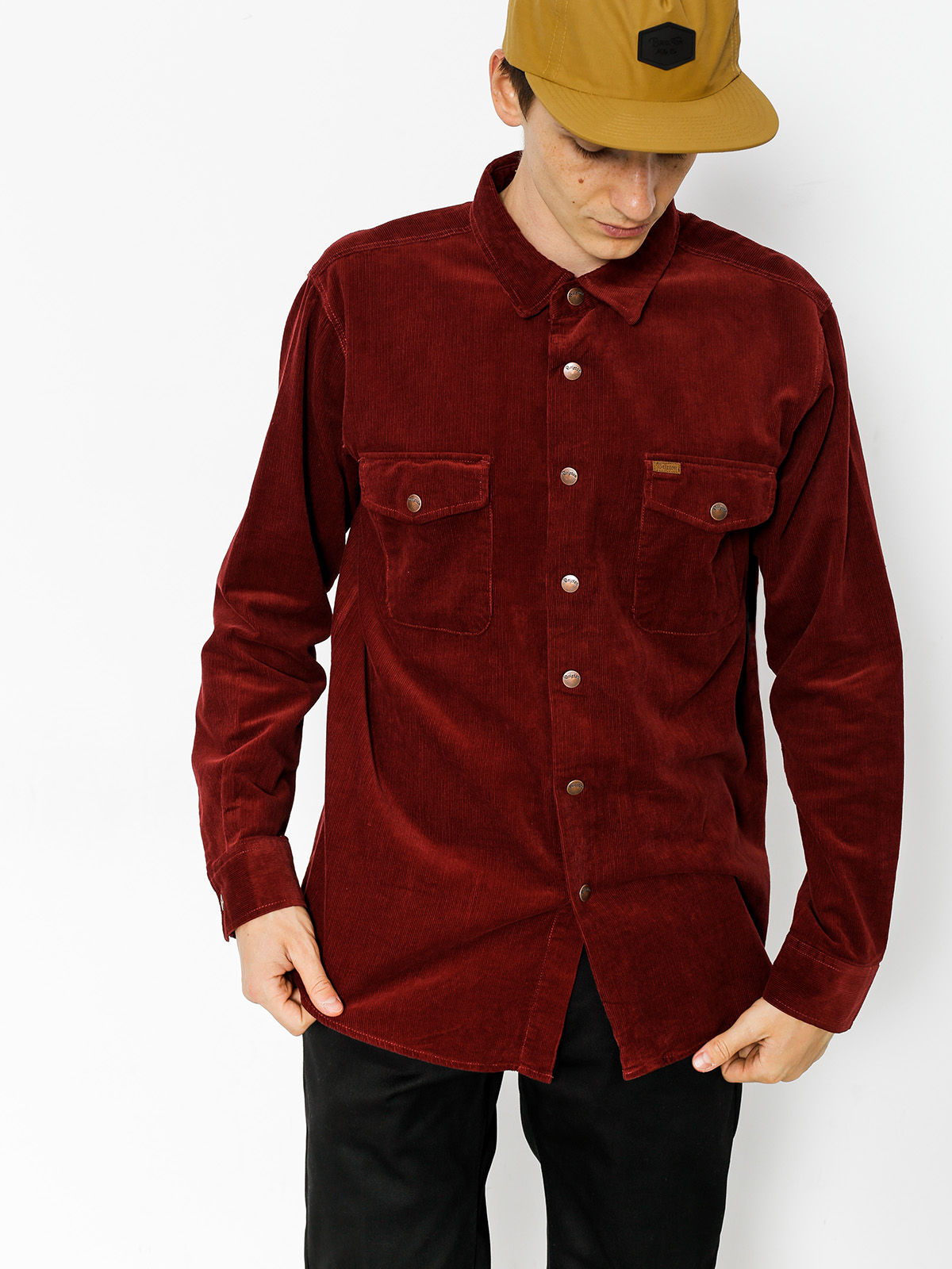 Brixton Jacke Nevada Shirt (rust)