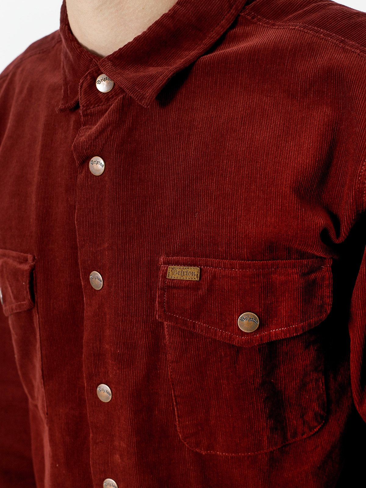Brixton Jacke Nevada Shirt (rust)