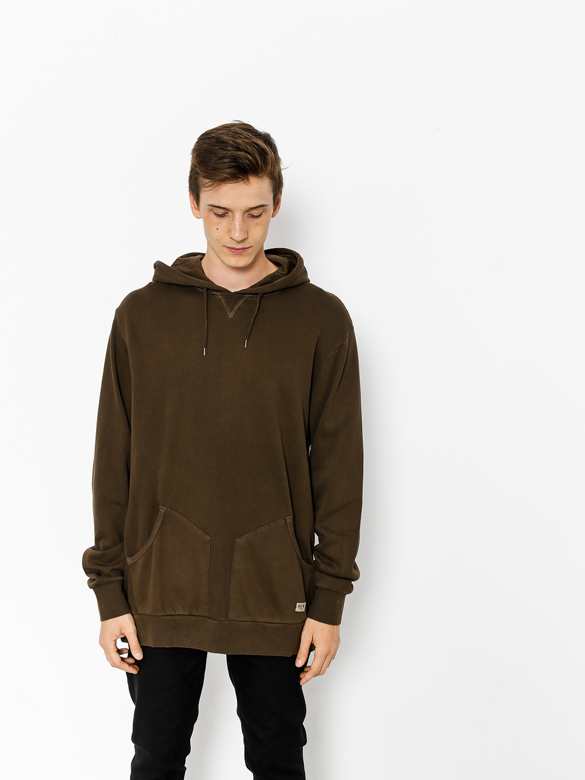 Brixton Hoodie Hackney HD (washed brown)