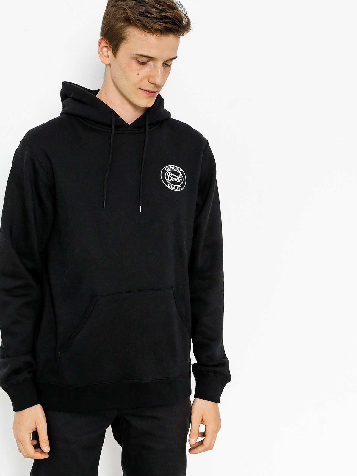 brixton black hoodie