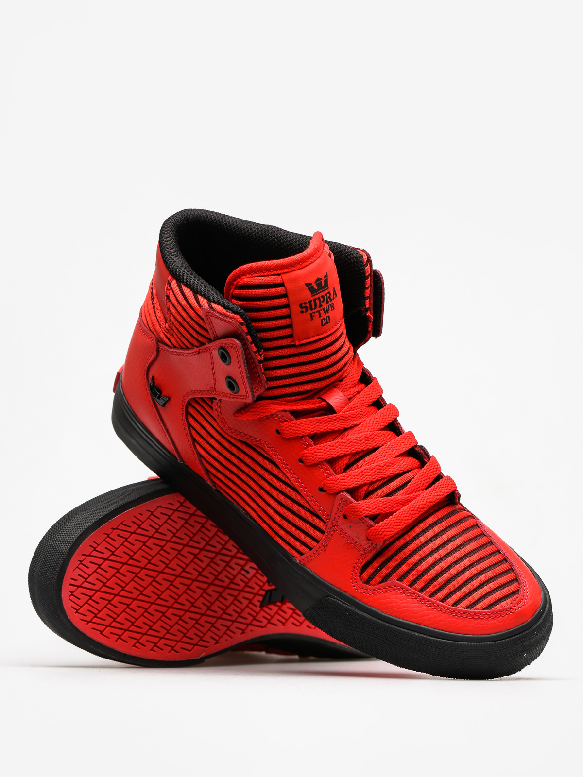 Supra Schuhe Vaider (red black)