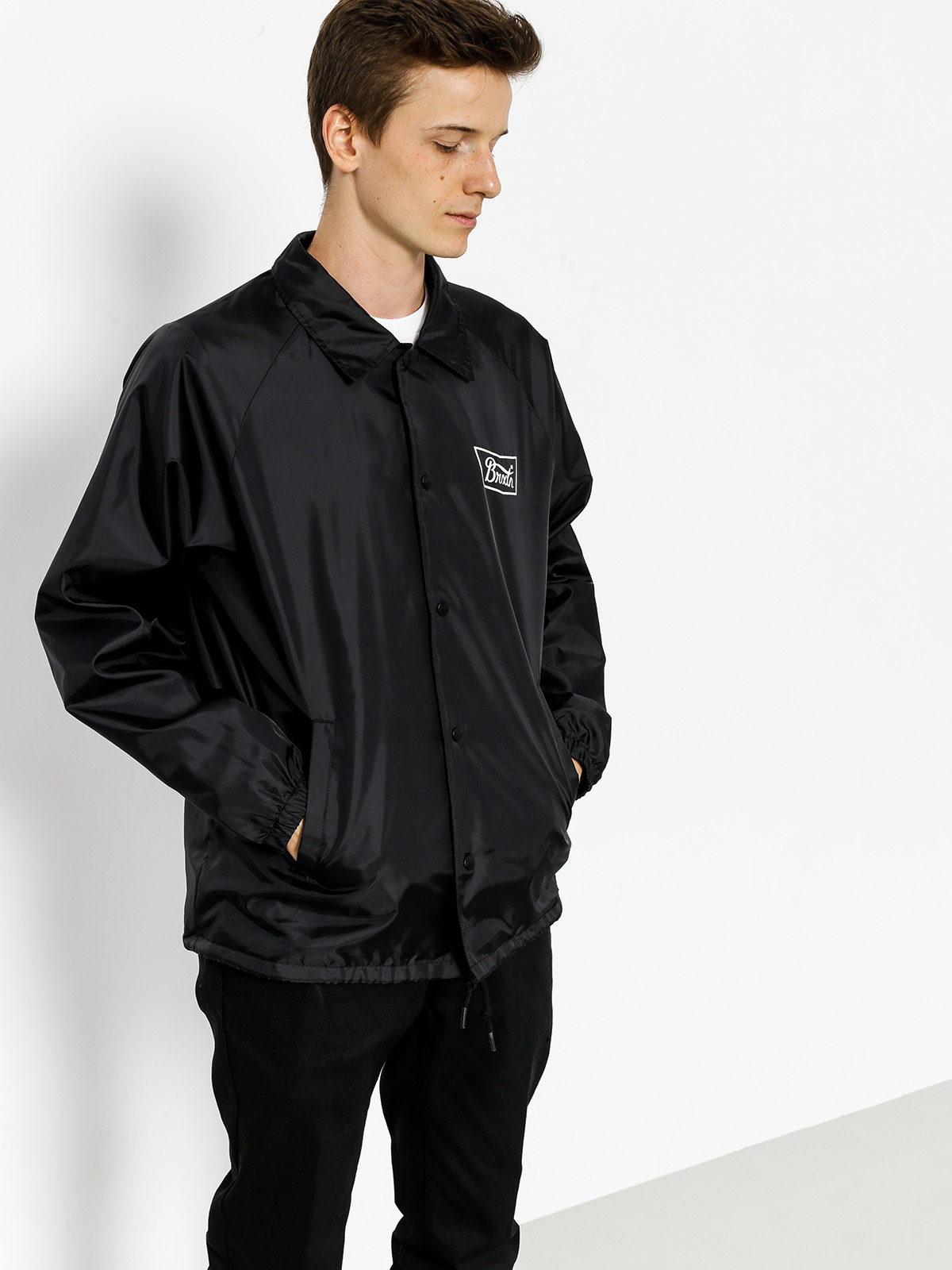 Brixton Jacket Stith (black/white)