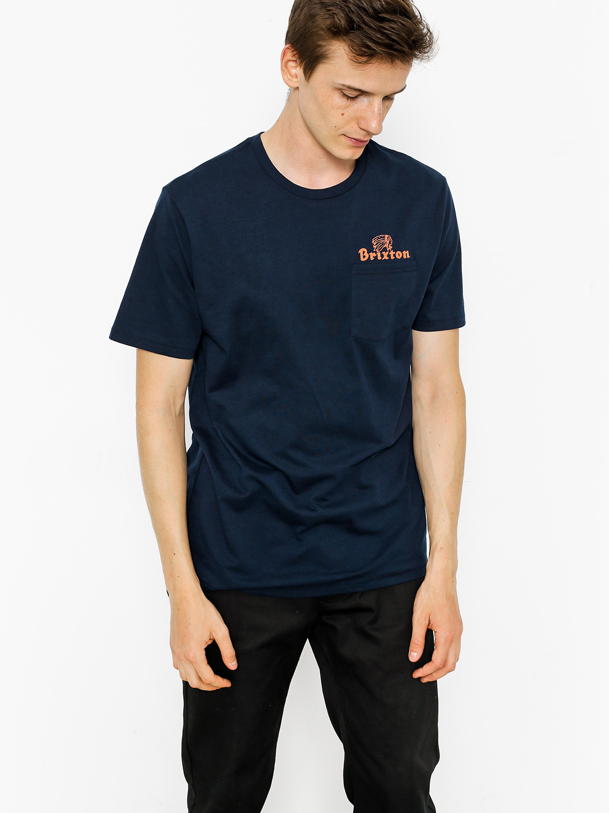 Brixton T-shirt Tanka II Pkt (navy)