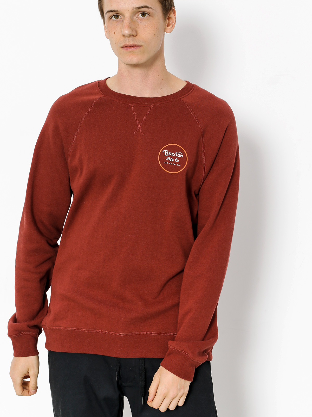 Brixton Sweatshirt Wheeler (brick)