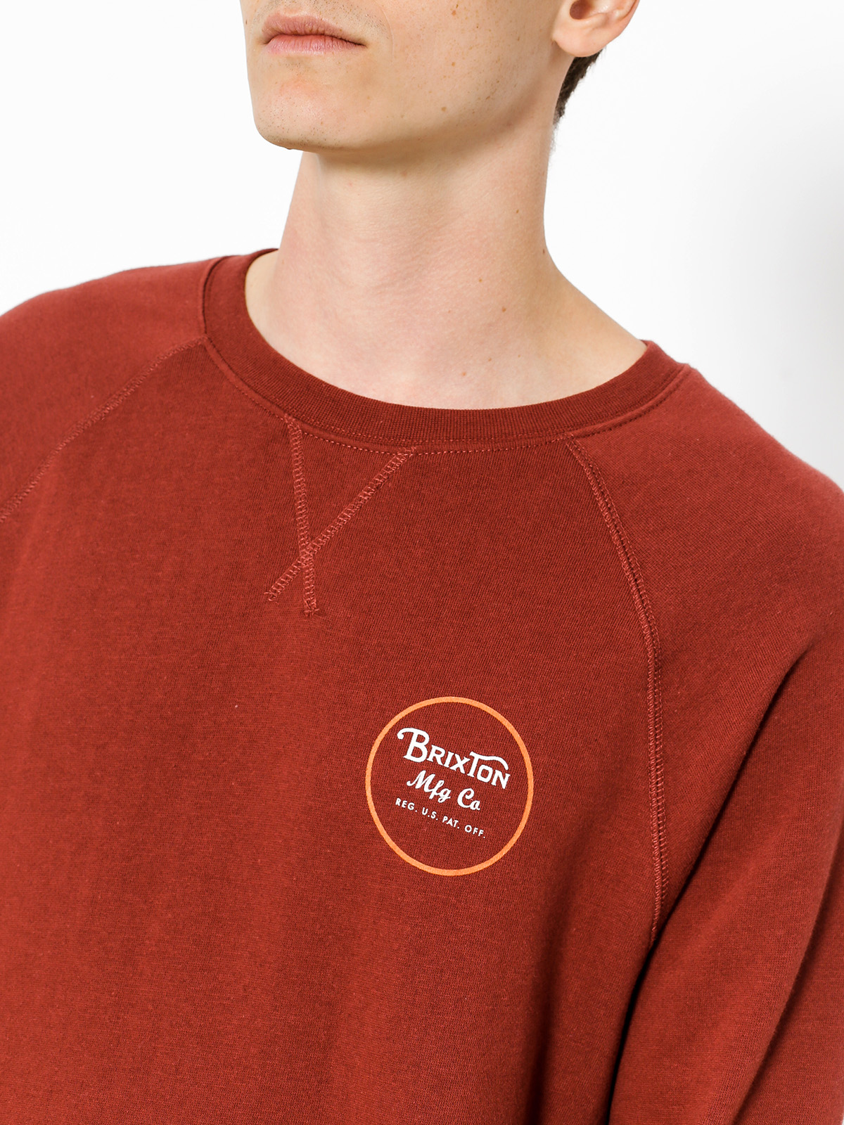 Brixton Sweatshirt Wheeler (brick)