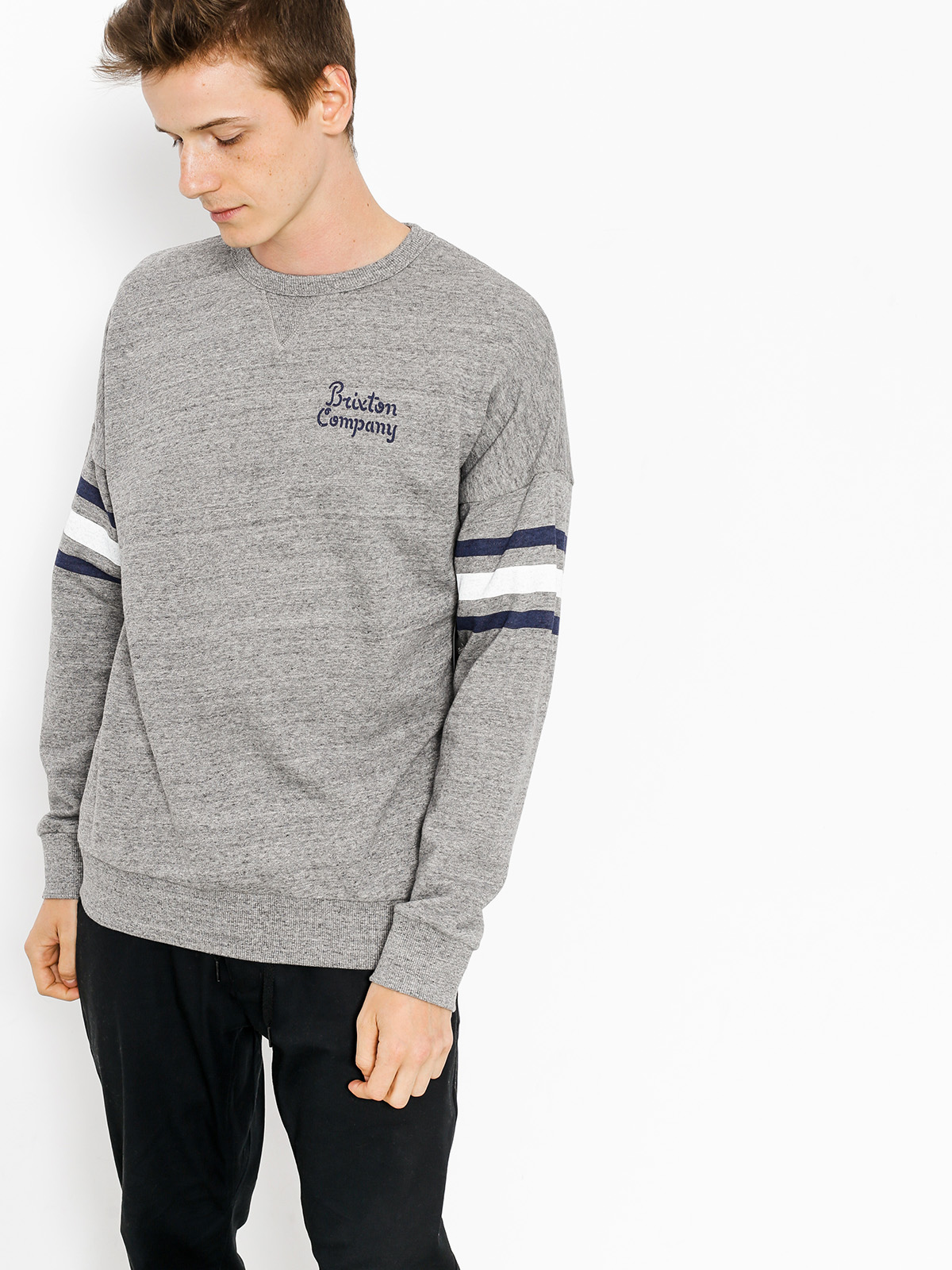 Brixton Sweatshirt Barton (heather grey)