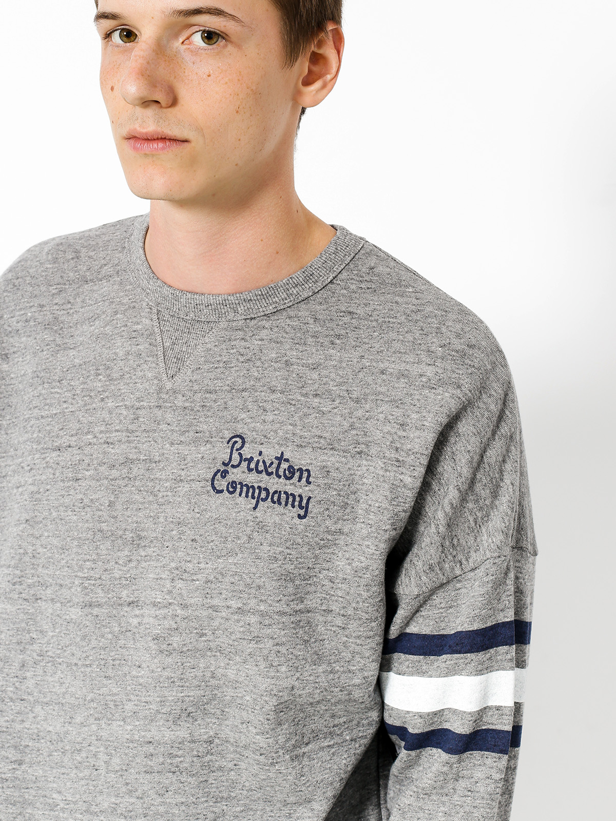 Brixton Sweatshirt Barton (heather grey)
