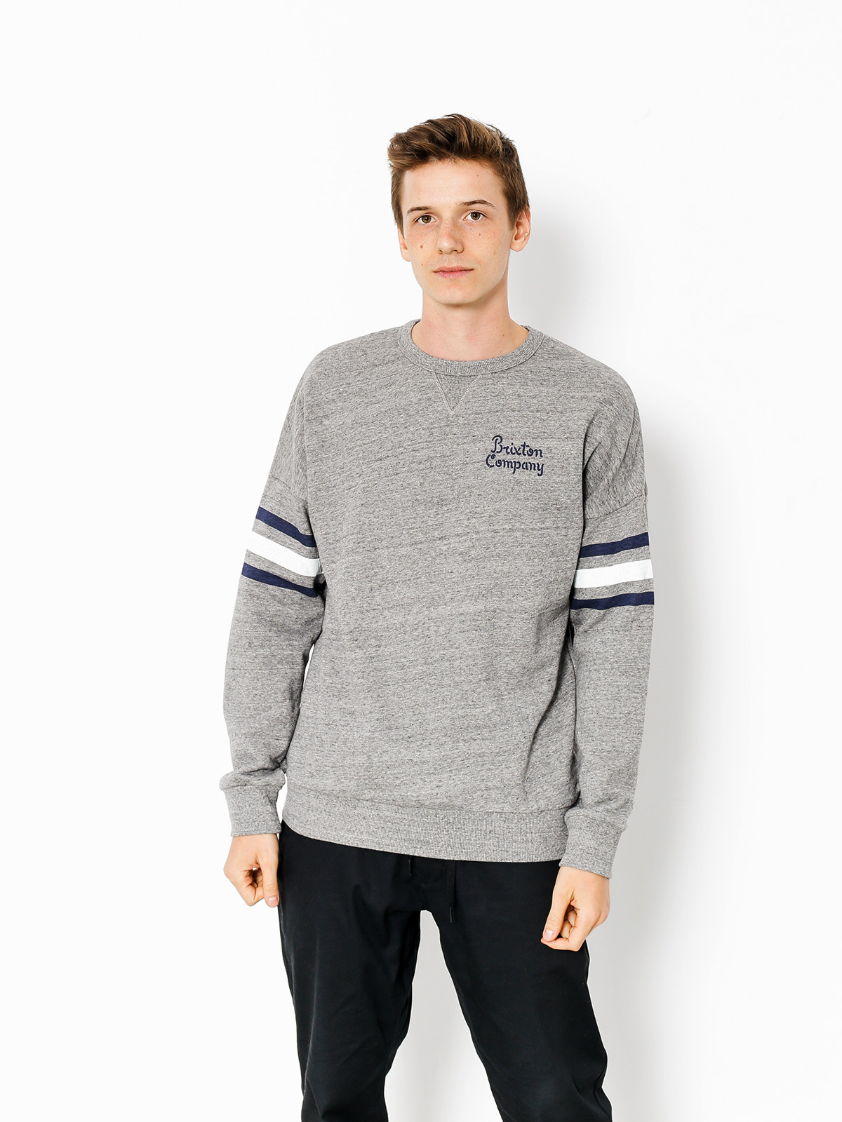Brixton Sweatshirt Barton (heather grey)