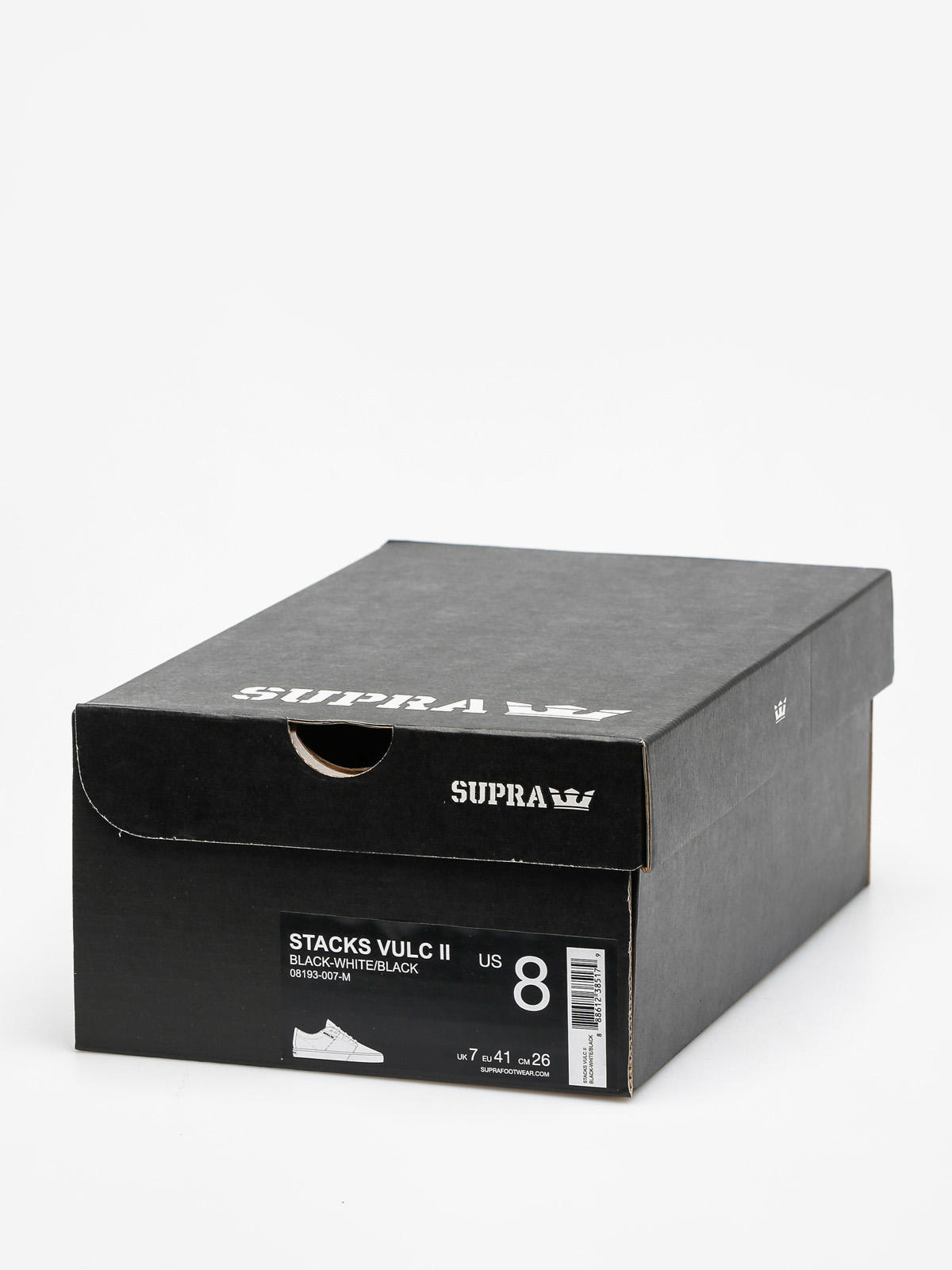 Supra Schuhe Stacks II Vulc (black white/black)