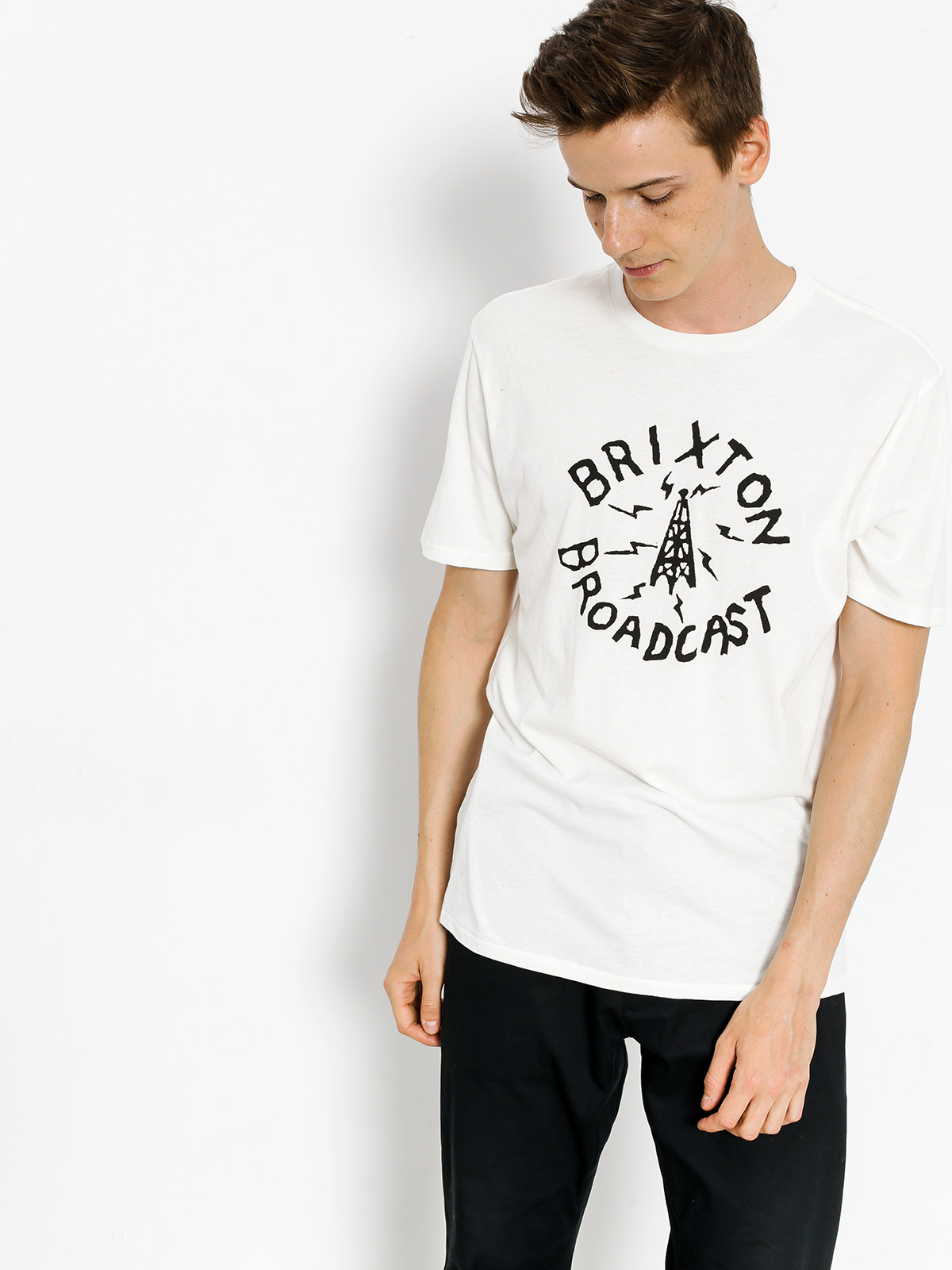 Brixton T-Shirt Broadcast (off white)