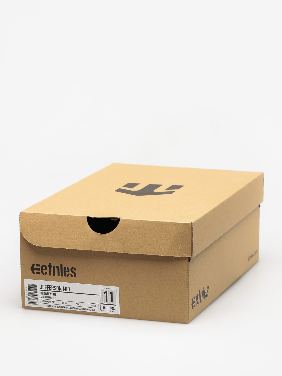 Etnies Shoes Jefferson Mid (brown/white)