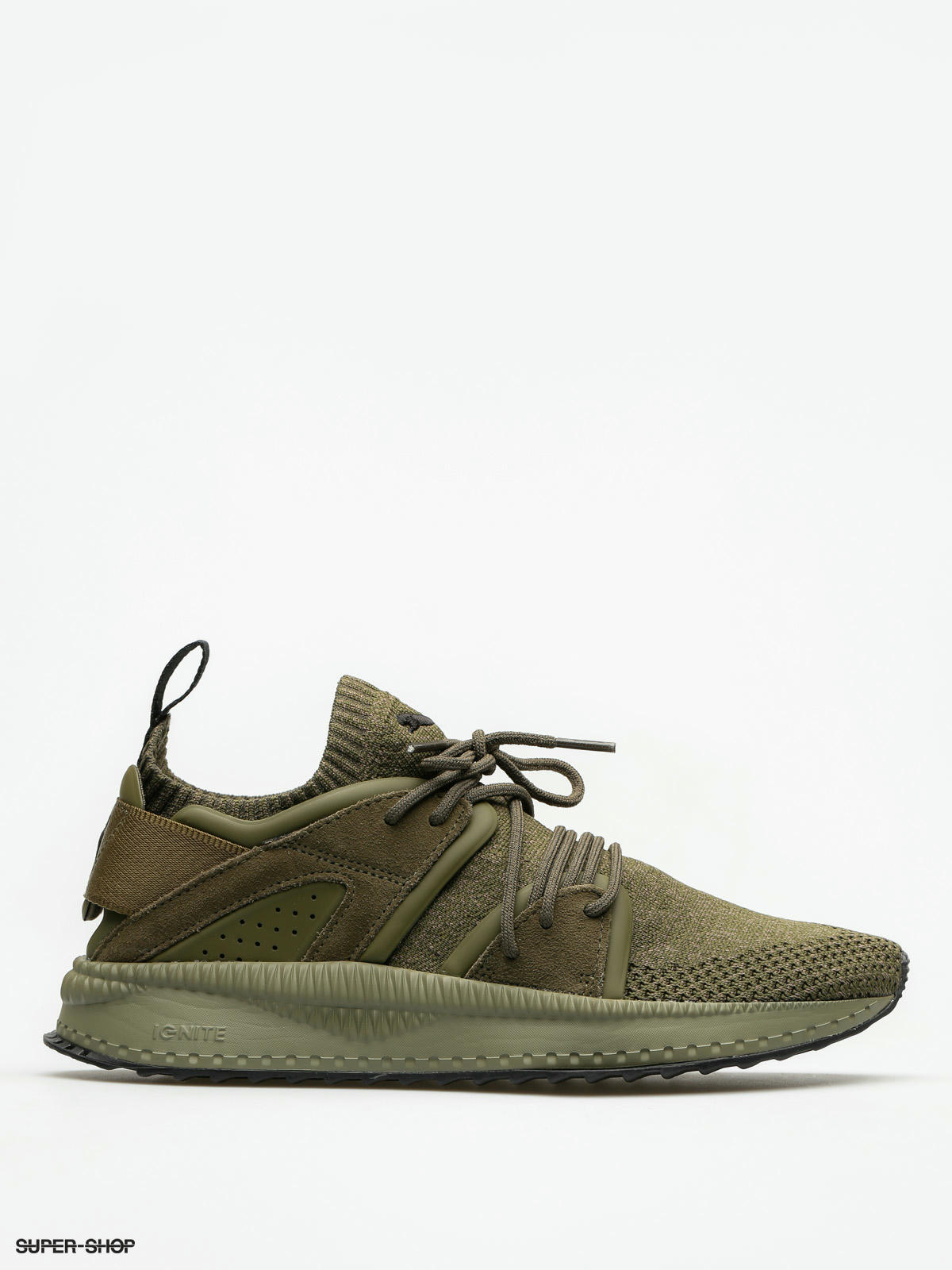 olive puma shoes