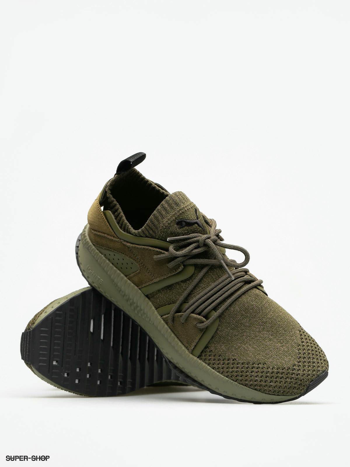 Puma tsugi olive green best sale