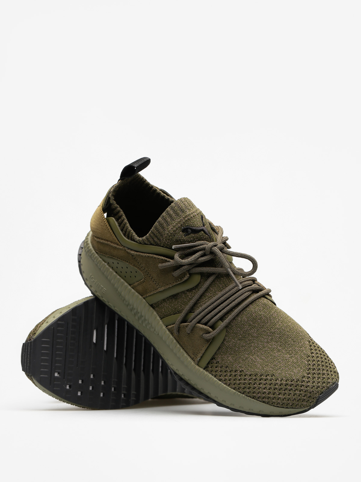 Puma Shoes Tsugi Blaze Evo Knit (olive night/falcon/olive night)