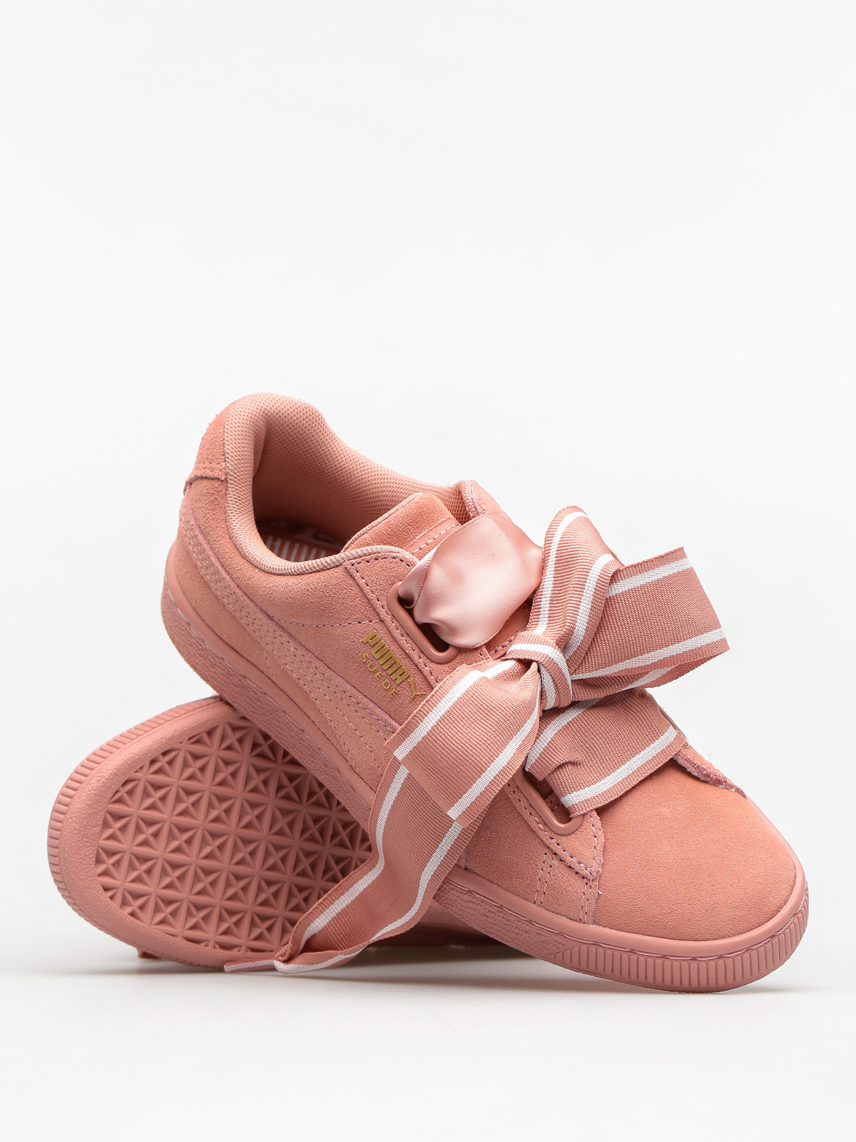 Puma Shoes Suede Heart Satin II Wn S Wmn pink (cameo brown/cameo