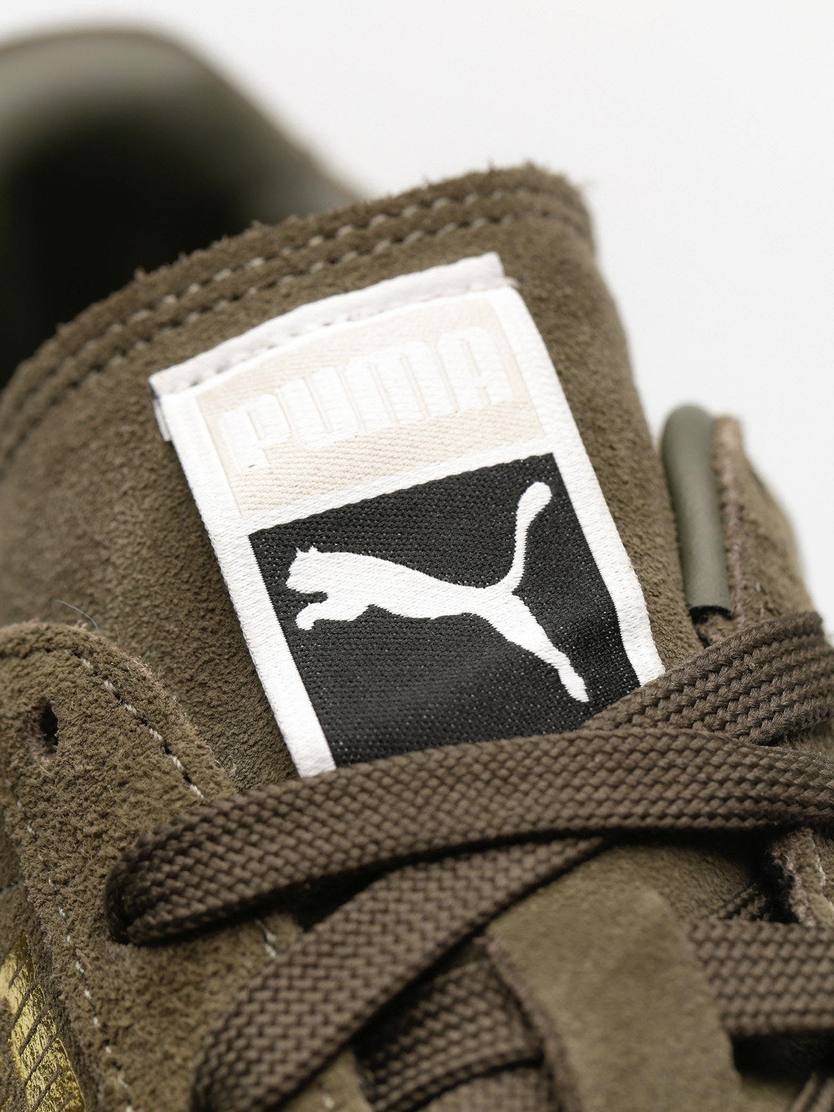 Puma suede classic on sale olive night birch