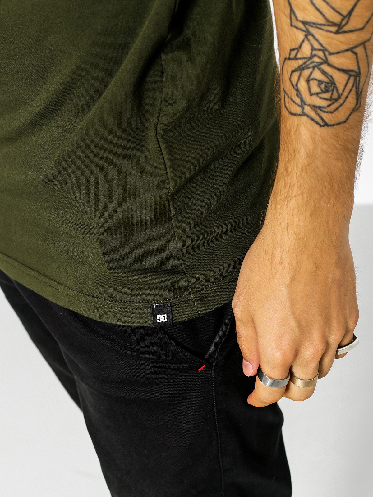 DC T-shirt Square Boxing (dark olive)