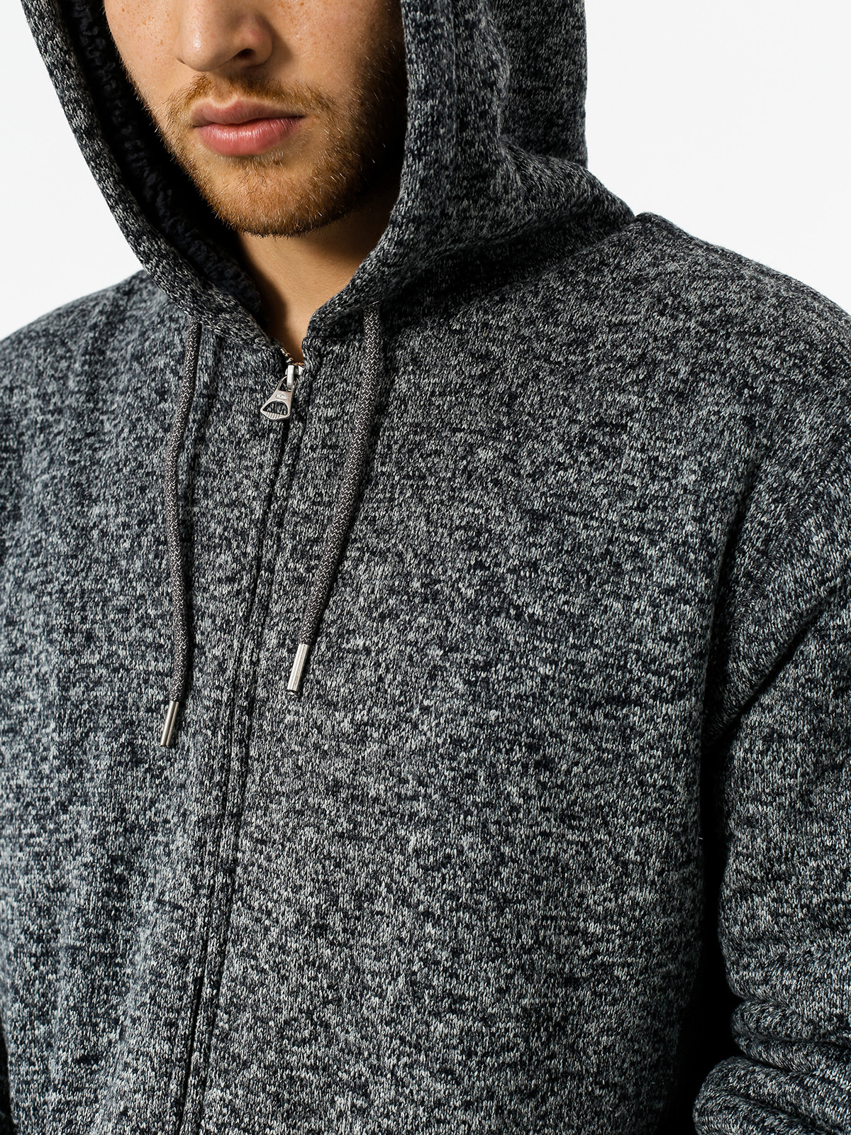 Quiksilver Hoodie Keller Sherpa ZHD (dark grey heather)