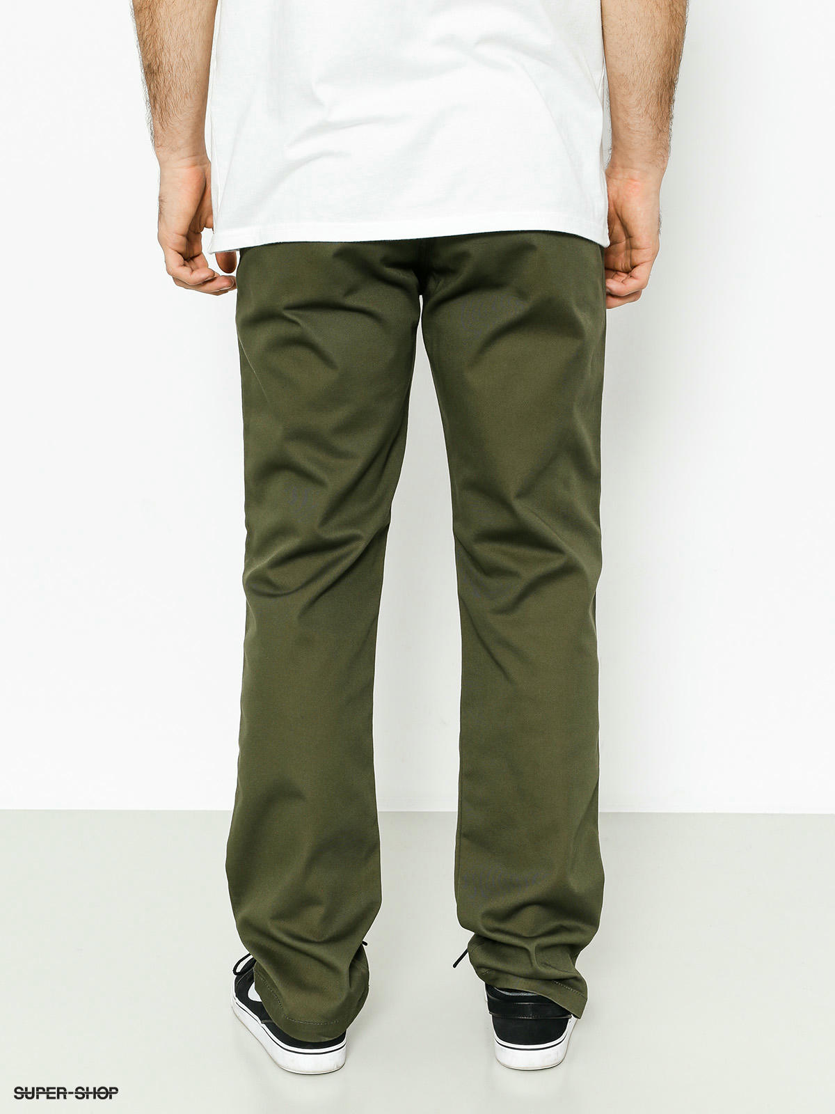 vans pants Green