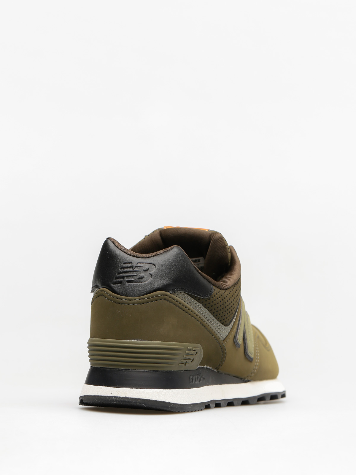 new balance leder olive